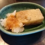 中国山地蕎麦工房 ふなつ - 揚げ蕎麦がき