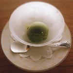 新宿モンシェルトントン - 抹茶アイス。