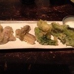 蕎麦 シカモア - 山菜の天ぷら