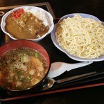 増味家 - つけ麺　カレーセット　2015年5月