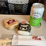 ニューデイズミニ - 料理写真:三陸ビール伊達男IPA3と一緒に頂く♪
宮城らしさ溢れる おにぎり ٩(๑❛ᴗ❛๑)۶