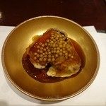 旬彩天 つちや - 牛肉の天ぷら マスタードソースで