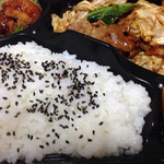 カフェスマイル - 日替わり弁当¥450（回鍋肉）