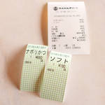 マルカンデパート大食堂 - ナポリかつとソフト。両方ともかなりの量と聞いているが、レビュアとして、挑戦しないわけにはいかない！