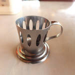 マルカンデパート大食堂 - このコーンスタンドも、レトロで嬉しいよね。エスプレッソが飲めそうな形(^-^)