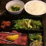 Yakinikudonyabamban - 並タン定食780円