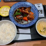 松軒 中華食堂 - 料理写真:黒酢あんかけ唐揚げ定食(980円)