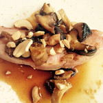 L’AS - カシュー仔豚のロースト  カンドンチェッロ、カシューナッツのエーグルドゥース