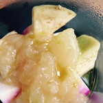 L’AS - 桃カブと水茄子、グレープフルーツのカクテル