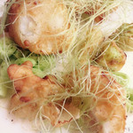 L’AS - 北海道産帆立貝のフリット  アップ