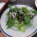 クール ア クール - パスタセット（本日のパスタ・サラダ・パンドリンクのセット）1,200円