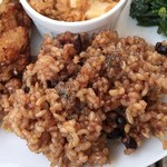 cafe たべりーね - ご飯は醗酵玄米ですよ
