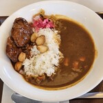すき家 - 料理写真:にんにくポークロックカレー 960円