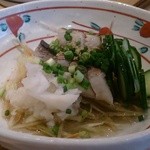 いなせや ハナレ - 炙り〆サゴチとみょうがのだし酢がけ