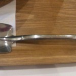 野菜を食べるカレー キャンプエクスプレス - スプーンはやはりスコップ型でした。