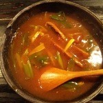 ふわ～～っとカレーの香りが漂い、とろみが効いた美味しいカレーうどん～！！(*^。^*)