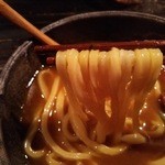 つるつるして滑らかで、ねっとり、しっとり、ほど良くコシがあり、和風出汁が絡んで最高に旨～い麺♪(^o^)丿