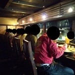 山元麺蔵 - 『山元麺蔵』さんのカウンター１１席の様子～♪(^o^)丿