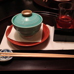 日本料理にわの - 煮物と「開運 純米吟醸」