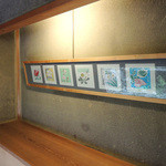 Miyamasou - 廊下に飾られた美山荘らしい絵