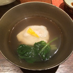Shiawase Zammai - 
                        「穴子の手まり寿司とキュウリの辛子漬け」
