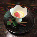 美山荘 - マスカルポーネのアイスクリーム