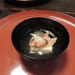 美山荘 - 新生姜のお豆腐と揚げた鯉