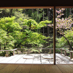 美山荘 - 月見台ができていました