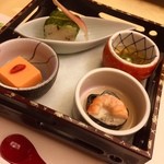 四季亭 - 久しぶりの懐石料理★
            うにの豆腐は色もきれい！