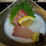 満潮 - 刺身も旨かった。