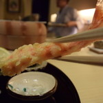 天麩羅　吉祥 - 檸檬と塩で食べたのだ