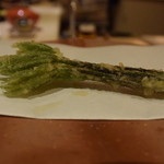 天麩羅　吉祥 - こしあぶらという山菜、初めて食べた。