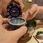 天麩羅　吉祥 - 大将が注いでくれた、、、