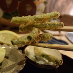 天麩羅　吉祥 - 歯ごたえを楽しむ一品。