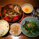 個室ふるけん - 尾崎牛とトマトのすき焼きランチ1200円