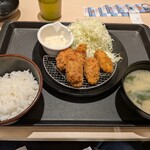 松のや - 料理写真:カキフライ定食