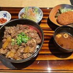 すき焼き 牛しゃぶ 松重 - 