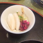 うなぎ秋本 - お新香