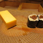鮨 さいとう - かんぴょう巻き、玉子
      