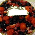 赤いフルーツのタルト