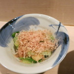 Ginza Asami - 青菜と油揚げのお浸し