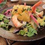 つるかめ - 【2015−5】美生柑のシーフードサラダ