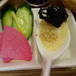 猪口才 - とろろ＆おしんこ