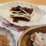 新ばし 星野 - (201５.5)松坂牛の佃煮、漬物、じゃこ山椒