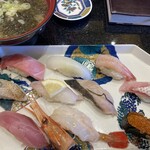 金沢まいもん寿司 - 料理写真:極み!10巻盛¥4,785