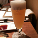 Ebisu Yakiniku Kintan - 白ビール