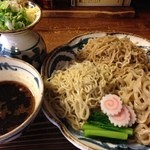 拉麺酒房 熊人 - つけ麺3種盛り、つけダレは節の効いた醤油