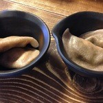 水餃子とあんこ餃子