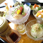 割烹　三代 - 天ぷら刺身膳 2015.05