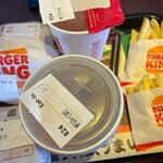 バーガーキング - ドリンク写真:ドリンク2 ポテト2 バーガー2 ナゲット1